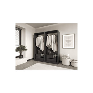 Esla Modüllü 4 Kapaklı %100 Mdf (kurulum Dahi̇l) Antrasit