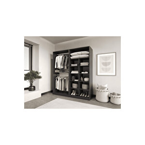 Esla Modüllü 4 Kapaklı %100 Mdf (kurulum Dahi̇l) Antrasit