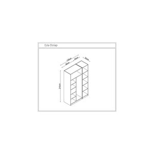Esla Modüllü 3 Cam Kapaklı %100 Mdf (kurulum Dahi̇l)