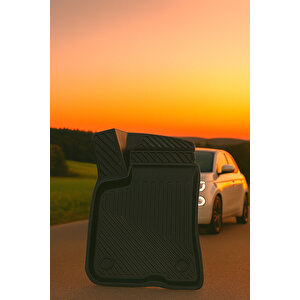 Fiat 600 Elektrikli Uyumlu 3d Oto Paspas Premium