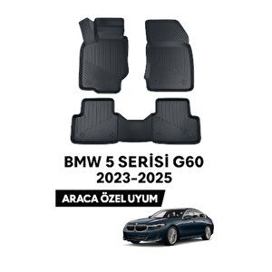 Bmw 5 Serisi G60 2023 Sonrası Uyumlu 3d Kauçuk Oto Paspas – Premium Seri
