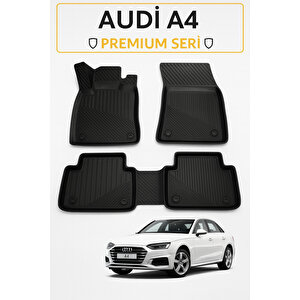 Audi A4 2008 Sonrası Uyumlu 3d Kauçuk Oto Paspas – Premium Seri