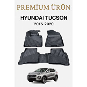 Hyundai Tucson 2015-2020 Uyumlu 3d Oto Paspas Premium