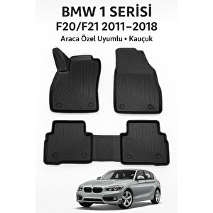 Bmw 1 Serisi F20/f21 2011–2018 Uyumlu 3d Kauçuk Oto Paspas – Premium Seri