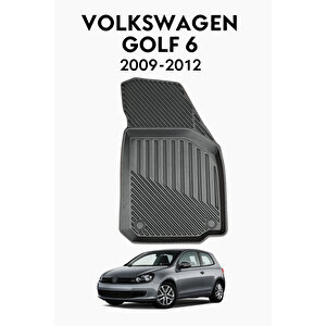 Volkswagen Golf 6 2009-2012 Uyumlu 3d Oto Paspas Premium