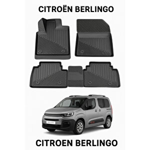 Citroen Berlingo 2018+ Uyumlu 3d Oto Paspas Premium