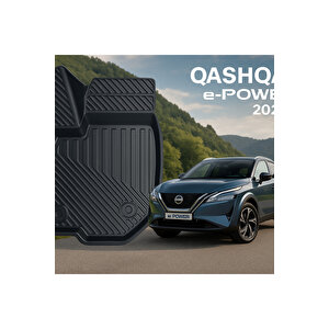 Nissan Qashqai E-power 2022+ Uyumlu 3d Havuzlu Oto Paspas Premium