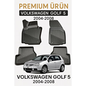Volkswagen Golf 5 2004-2008 Uyumlu 3d Oto Paspas Premium Seri