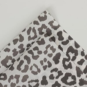 Beyaz Leopar Desenli Pelur Kağıt- 50x70 17 Gr - 50 Adet 50 adet