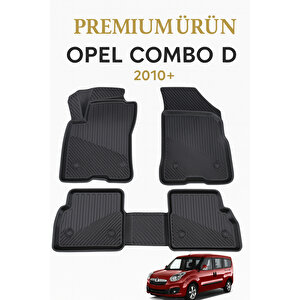 Opel Combo D 2010+ Uyumlu 3d Oto Paspas Premium