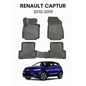 Renault Captur 2012-2019 Uyumlu 3d Oto Paspas Premium
