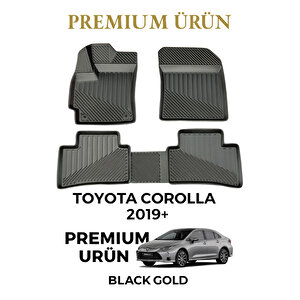 Toyota Corolla 2019+ Uyumlu 3d Oto Paspas Premium