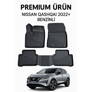 Nissan Qashqai 2022+ Benzinli 3d Havuzlu Oto Paspas Premium