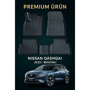Nissan Qashqai 2022+ Benzinli 3d Havuzlu Oto Paspas Premium