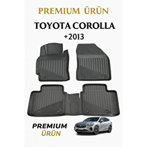 Toyota Corolla 2013+ Uyumlu 3d Oto Paspas Premium