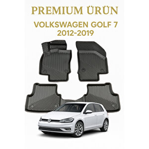 Volkswagen Golf 7 2012-2019 Uyumlu 3d Oto Paspas Premium
