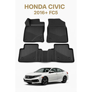Honda Civic 2016+ Fc5 Uyumlu 3d Oto Paspas Premium
