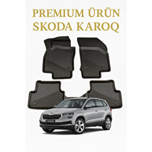 Skoda Karoq Uyumlu 3d Oto Paspas Premium
