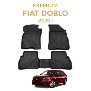 Fiat Doblo 2010+ Uyumlu 3d Oto Paspas Premium