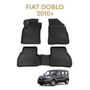 Fiat Doblo 2010+ Uyumlu 3d Oto Paspas Premium