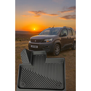 Peugeot Rifter 2018+ Uyumlu 3d Oto Paspas Premium