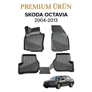 Skoda Octavia 2004-2013 Uyumlu 3d Oto Paspas Premium