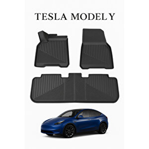 Tesla Model Y / Tesla Juniper Uyumlu 3d Oto Paspas Premium