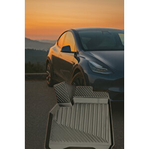 Tesla Model Y / Tesla Juniper Uyumlu 3d Oto Paspas Premium