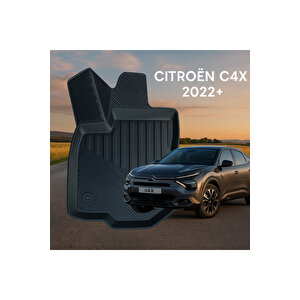 Citroen C4x 2022+ Uyumlu 3d Havuzlu Oto Paspas Premium