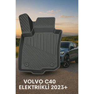 Volvo C40 Elektrikli 2023+ Uyumlu 3d Oto Paspas Premium