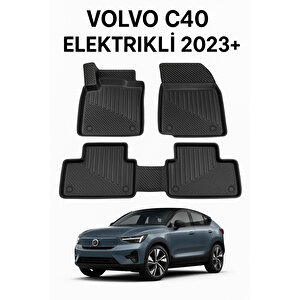 Volvo C40 Elektrikli 2023+ Uyumlu 3d Oto Paspas Premium