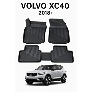 Volvo Xc40 2018+ Uyumlu 3d Oto Paspas Premium
