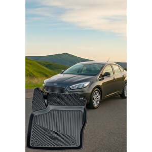 Ford Focus 3.5 2015-2018 Uyumlu 3d Oto Paspas Premium
