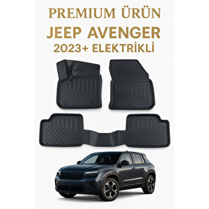 Jeep Avenger 2023+ Elektrikli Uyumlu 3d Oto Paspas Premium