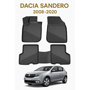 Dacia Sandero 2008-2020 Uyumlu 3d Oto Paspas Premium