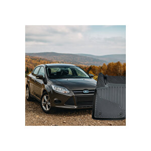 Ford Focus 3 Sedan 2010-2015 Uyumlu 3d Oto Paspas Premium