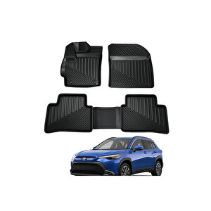 Toyota Corolla Cross Hybrid 2022+ 3d Havuzlu Oto Paspas Premium