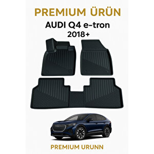 Audi Q4 E-tron 2018+ Uyumlu 3d Oto Paspas Premium