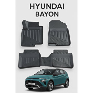 Hyundai Bayon 2021+ Uyumlu 3d Oto Paspas Premium