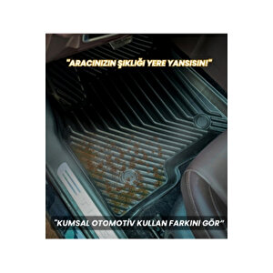 Renault Laguna 2001–2007 Uyumlu 3d Kauçuk Oto Paspas – Premium Seri