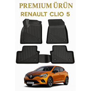 Renault Clio 5 3d Uyumlu Oto Paspas Premium