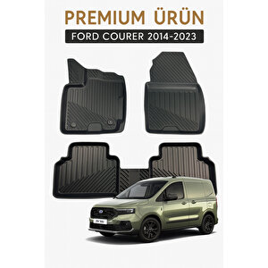 Ford Courier 2014-2023 3d Havuzlu Oto Paspas Premium