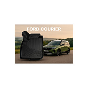 Ford Courier 2014-2023 3d Havuzlu Oto Paspas Premium