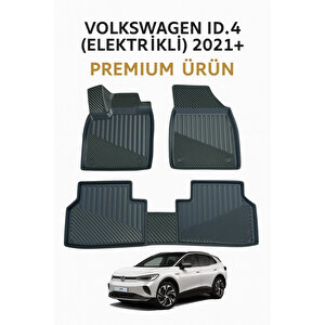 Volkswagen Id4 Elektrikli 2021+ Uyumlu 3d Oto Paspas Premium