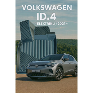 Volkswagen Id4 Elektrikli 2021+ Uyumlu 3d Oto Paspas Premium