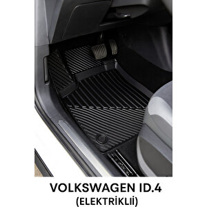 Volkswagen Id4 Elektrikli 2021+ Uyumlu 3d Oto Paspas Premium