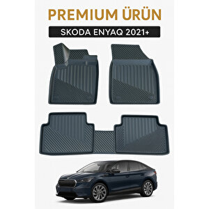 Skoda Enyaq 2021+ Uyumlu 3d Oto Paspas Premium