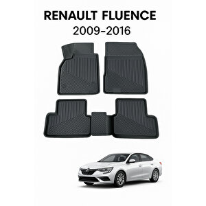 Renault Fluence 2009-2016 Uyumlu 3d Oto Paspas Premium