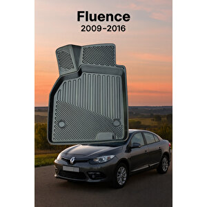 Renault Fluence 2009-2016 Uyumlu 3d Oto Paspas Premium
