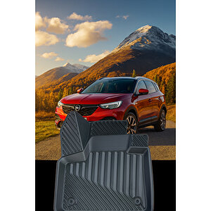 Opel Grandland X 2017-2021 Uyumlu 3d Oto Paspas Premium